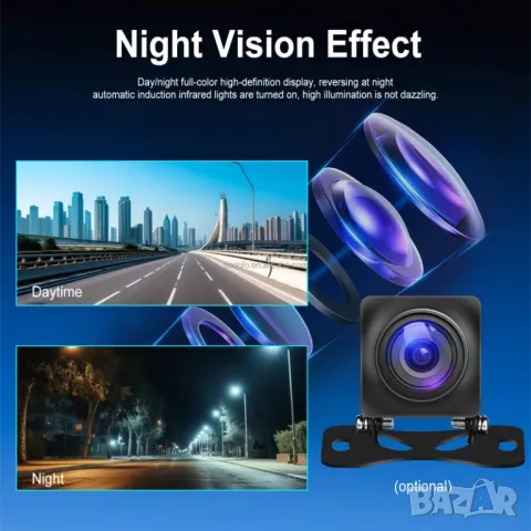 4K, DVR, Carplay, Android auto, Видеорегистратор, огледало, 12", AirPlay, Android Cast, G sensor, BT, снимка 12 - Аксесоари и консумативи - 49845784