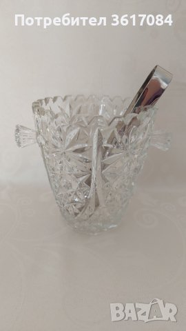 Кристален съд за лед, снимка 2 - Чаши - 40566929