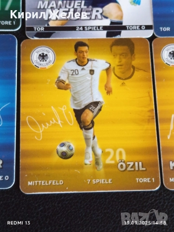 Колекционерски картички на футболисти МЕРТЕЗАКЕР,САМИ КЕДИРА,РЕНЕ АДЛЕР ,НОЙЕР 51016, снимка 6 - Колекции - 51701211