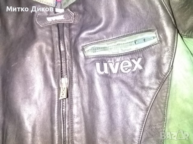 Uvex марково яке естествена кожа моторни спортове размер 40-М, снимка 4 - Други спортове - 40335095