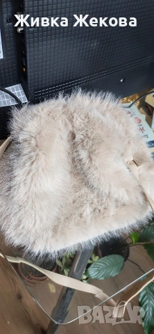 бежова пухкава чанта , снимка 5 - Чанти - 53176779