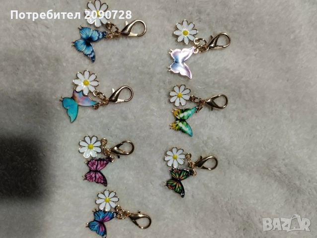 малки нежни висулки за чанти или ключодържатели , снимка 3 - Чанти - 52123975