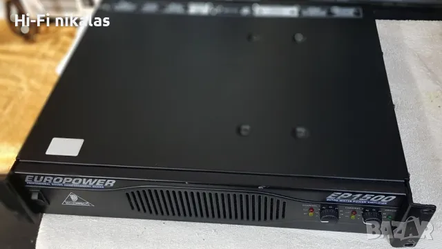 професионално стъпало усилвател BEHRINGER EUROPOWER EP 1500, снимка 2 - Ресийвъри, усилватели, смесителни пултове - 47615238