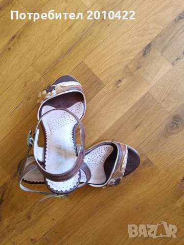 Дамски сандали от естествена кожа, отговарят на размер 36, снимка 6 - Сандали - 50656623