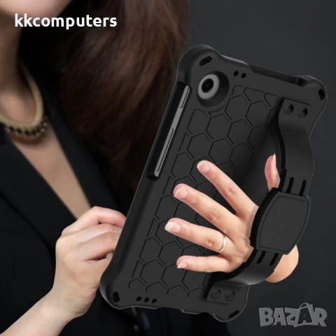 Blackview Tab 60 8.7" (2023) Удароустойчив Калъф с Дръжка + Скрийн Протектор – EVA+PC, Черен, снимка 3 - Калъфи, кейсове - 50819246