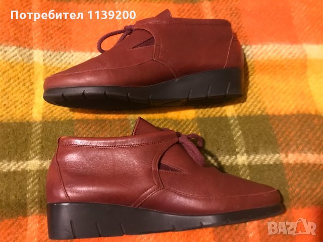 Luxat пролет есен френски обувки естествена кожа бордо удобни 38 , снимка 8 - Дамски ежедневни обувки - 34865635