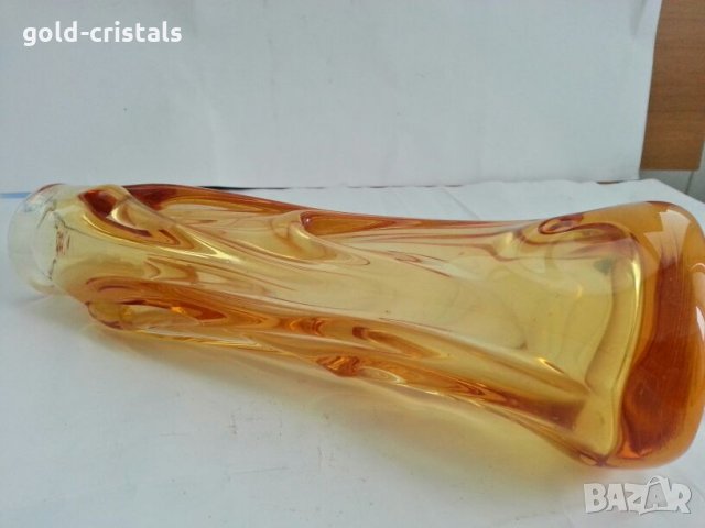 Стъклена ваза кристално стъкло , снимка 8 - Антикварни и старинни предмети - 27170136