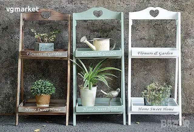 Етажерка за декорация на две нива, снимка 2 - Декорация за дома - 47841389