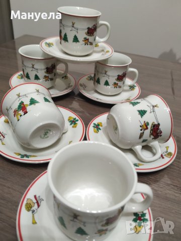 Коледен троен сет , снимка 11 - Чаши - 43239180