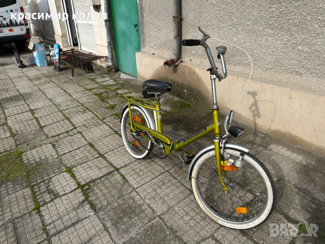 ретро сгъваем велосипед " HERCULES"/20 цола/, снимка 4 - Антикварни и старинни предмети - 53392865