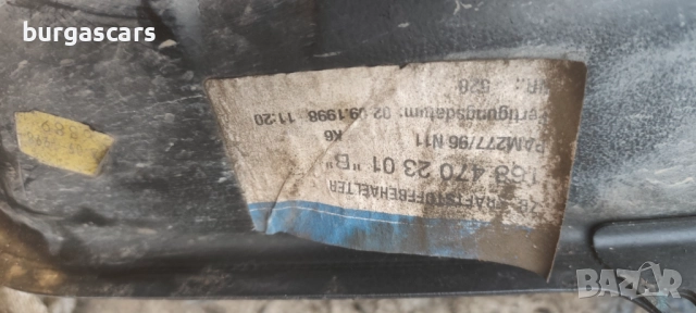 Резервоар кошница резервоар Mercedes A160 W168 1.6-102к.с. - 70лв, снимка 3 - Части - 52858816