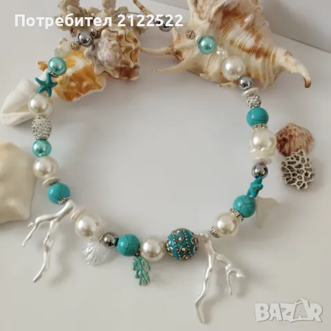 Модни дамски колиета от камъни и мъниста, снимка 10 - Колиета, медальони, синджири - 47153138