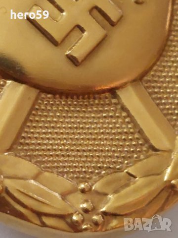 Немски орден първа степен златен"За раняване"WW2, снимка 8 - Антикварни и старинни предмети - 36692608