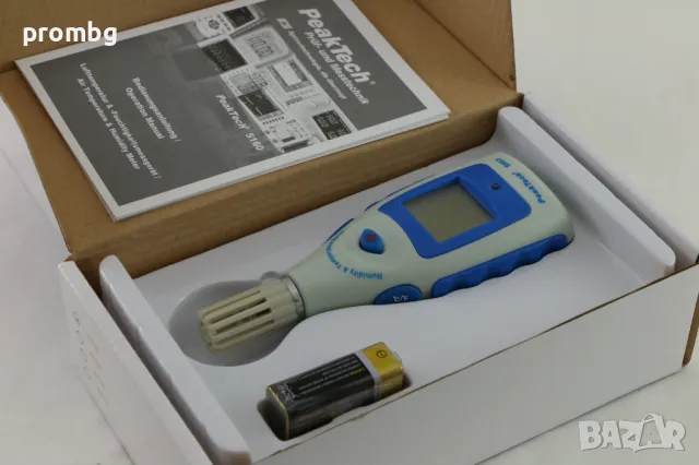 Цифров термометър с влагомер /-10°C + 50°C/, PEAKTECH, Германия