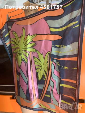 Копринен шал Beck Söndergaard, снимка 11 - Шалове - 51976528