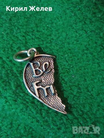 BEST FRIEND - СРЕБЪРНО МЕДАЛЬОНЧЕ - СЪРЧИЦЕ - Най-ДОБЪР ПРИЯТЕЛ СРЕБРО 925 АРТ ПЕНДАНТ 27171, снимка 3 - Колиета, медальони, синджири - 39318922