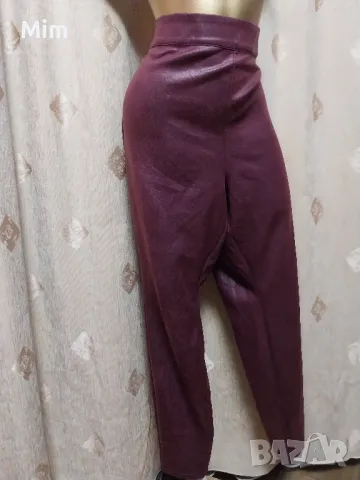 2/3XL Клин бордо кожен принт , снимка 4 - Клинове - 47886776