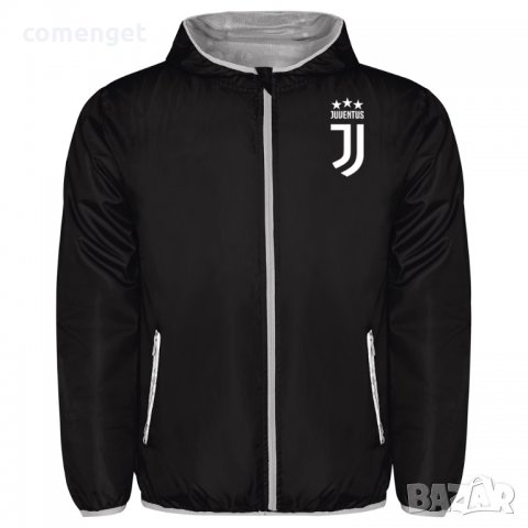 Мъжко яке / ветровка JUVENTUS / ЮВЕНТУС с три джоба - влагоустойчиво.
