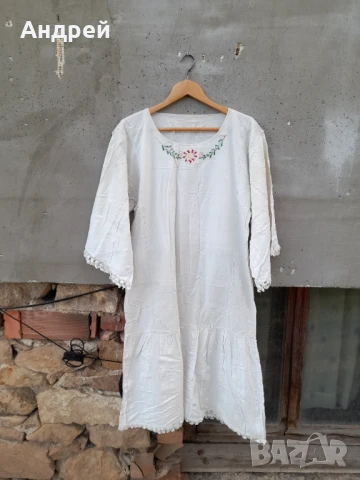 Старинна Женска кенарена риза за носия #16