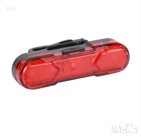 LED задна светлина за велосипед, USB акумулаторна, водоустойчива, бърз монтаж, снимка 6 - Части за велосипеди - 51410378