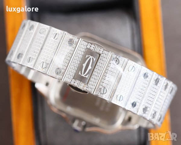 Мъжки часовник Cartier Santos De Cartier с автоматичен швейцарски механизъм, снимка 7 - Мъжки - 43515668