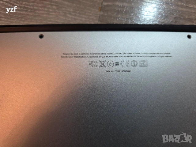 MacBook A1370 11 инча на части, снимка 4 - Части за лаптопи - 53168882