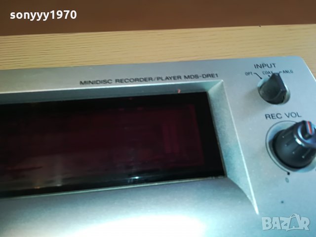 sony mds-dre1 minidisc recorder/player-made in japan 120v, снимка 12 - Ресийвъри, усилватели, смесителни пултове - 28293272
