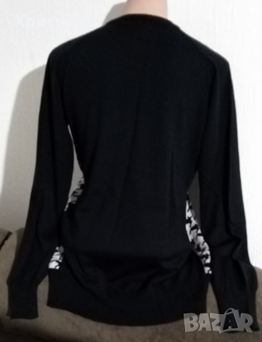 Пепитен пуловер, М/L, снимка 3 - Блузи с дълъг ръкав и пуловери - 42951367