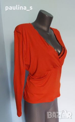 Два броя / Маркова блуза с детайли "OLSEN" и "Biaggini" / голям размер, снимка 4 - Блузи с дълъг ръкав и пуловери - 15386583