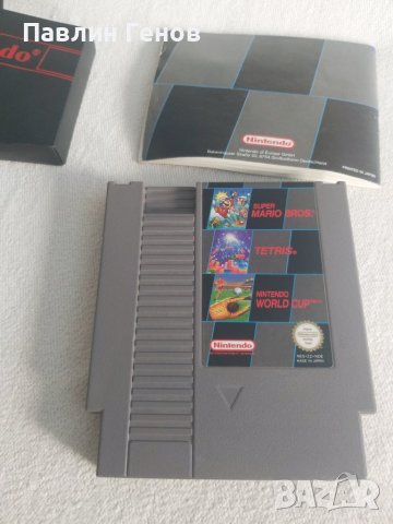 Оригиналнa дискетa за NINTENDO NES Super Mario Bros / Tetris / Nintendo World Cup , НИНТЕНДО, снимка 6 - Игри за Nintendo - 43425153