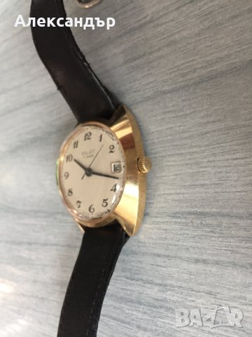 Позлатен мъжки часовник №3038 , снимка 4 - Антикварни и старинни предмети - 38746297