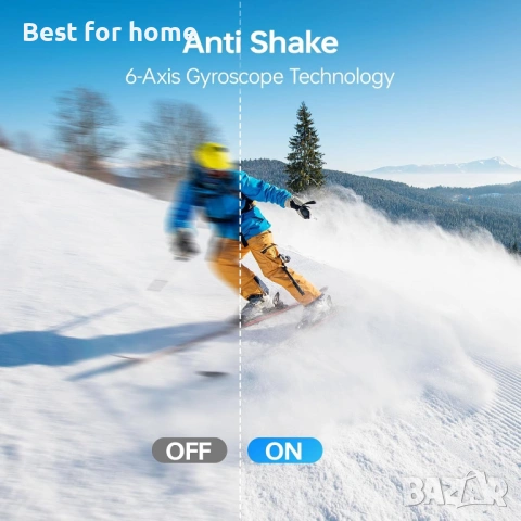 Speed ​​20 Action Cam 4K60FPS 40MP WiFi Подводна камера 40M Водоустойчива Ultra HD , снимка 5 - IP камери - 53471337