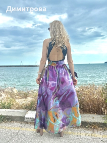 Дамска сатен пола XS-M, снимка 5 - Поли - 52004342