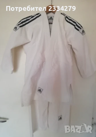 Децко-юношески кимоно и панталон за джудо,,Adidas", снимка 2 - Спортна екипировка - 50812954