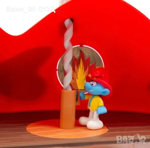 Пожарна станция "Смърфовете", снимка 2 - Играчки за стая - 48434664