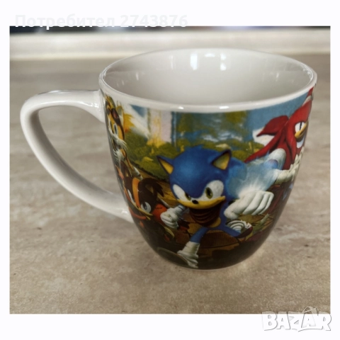 Детски порцеланов комплект за хранене 3в1 Соник, снимка 7 - Сервизи - 51847225