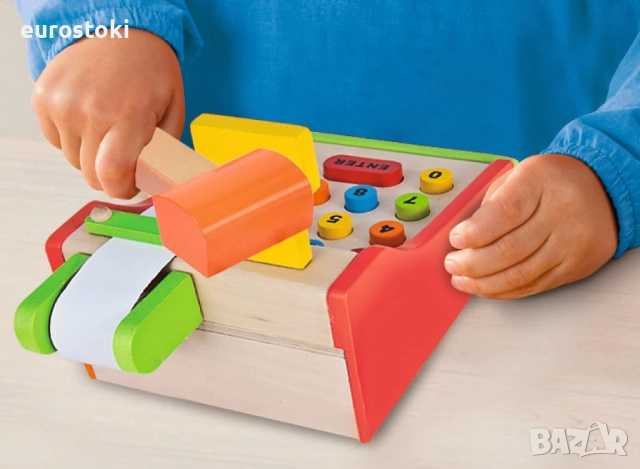 Eichhorn 100003717 Касов апарат 16.5 x 26 x 16 см с четец и скенер за карти, включително виртуални п, снимка 3 - Образователни игри - 52471944