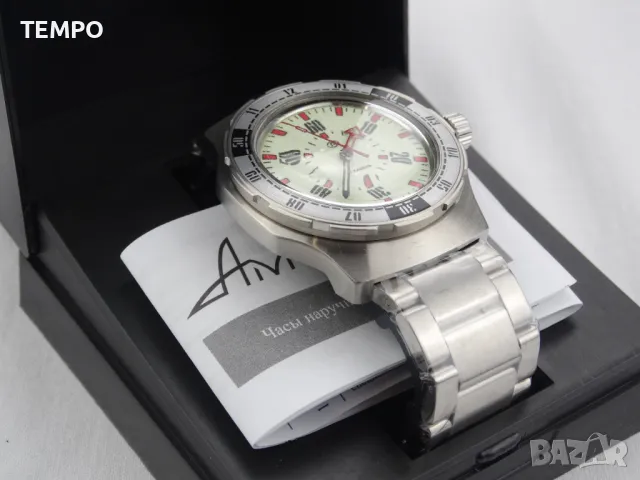 ВОСТОК АМФИБИЯ АВТОМАТИЧЕН-FULL LUME ref: 16089А- “ЧЕРНОБИЛ-ПРИПЯТЬ”, снимка 4 - Мъжки - 44069391