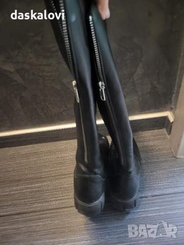 Бианки +подарък ботуши естествена кожа , снимка 2 - Дамски боти - 52593866