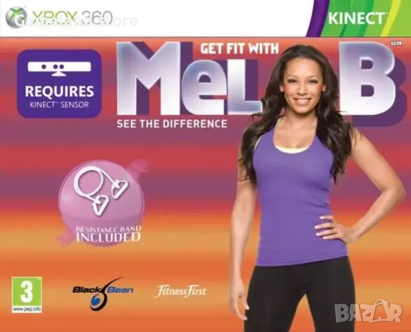 Resistance Band + Get Fit With Mel B - XBOX 360, снимка 1 - Игри за Xbox - 43301889