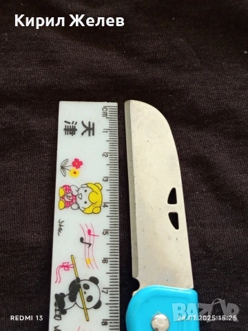 Джобен нож много красив стилен дизайн здрав 43876, снимка 6 - Ножове - 51129512