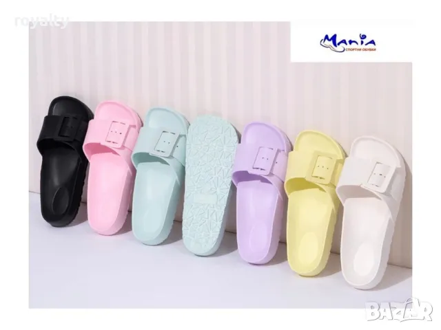 Дамски олекотени чехли с катарама