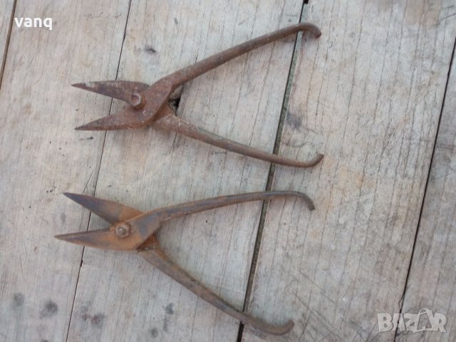 Стари ножеци  за ламарина, снимка 2 - Други ценни предмети - 34881418