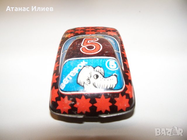 Малка соц ламаринена количка от СССР ветерок, снимка 4 - Коли, камиони, мотори, писти - 38513592