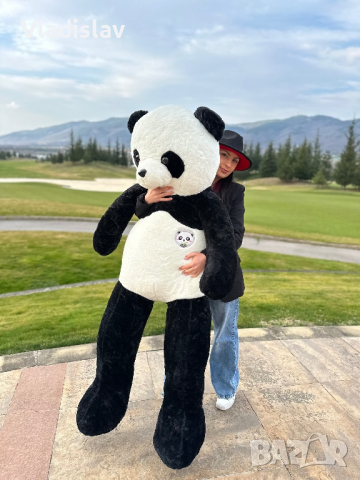 НАМАЛЕНИЕ! Гигантска плюшена панда 180 см и 100 см, снимка 2 - Плюшени играчки - 44847202