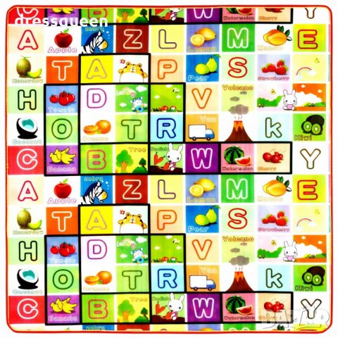 3295 Детска постелка за игра, килим двулицев, снимка 3 - Други стоки за дома - 34912684