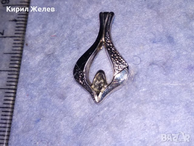 СТИЛЕН ИЗИСКАН СРЕБЪРЕН АРТ ПЕНДАНТ МАРКОВО СРЕБРО 925 ФИНО АЖУРНО БИЖУ МЕДАЛЬОН 32130, снимка 4 - Колиета, медальони, синджири - 40502119