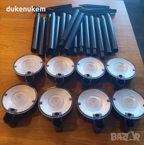 Комплект от 8 соларни LED лампи за градина, водоустойчиви, снимка 9 - Външни лампи - 52129013