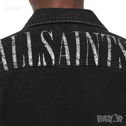 ALLSAINTS Оригинално Мъжко Дънково Яке Деним Преходно M