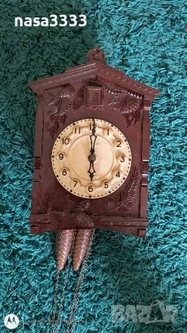 часовник с кукувица , снимка 7 - Стенни часовници - 50418332